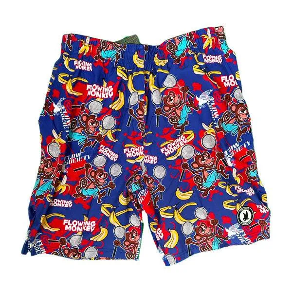 Mens Flowing Monkey 9" Tennis Short