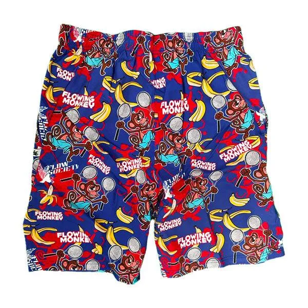 Mens Flowing Monkey 9" Tennis Short