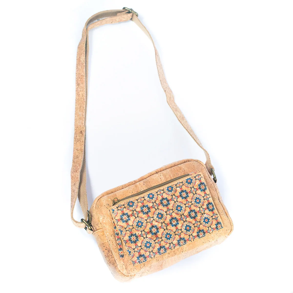 Natural Cork Women's Printed Crossbody Bag BAGF-071