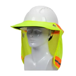 Neck Shade & Visor - PIP EZ-Cool® FR Treated Hi-Vis Hard Hat Accessory, 396-801