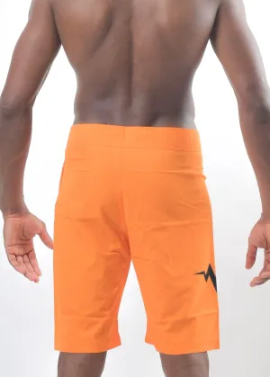 Pale Orange Sunset Swimming Shorts