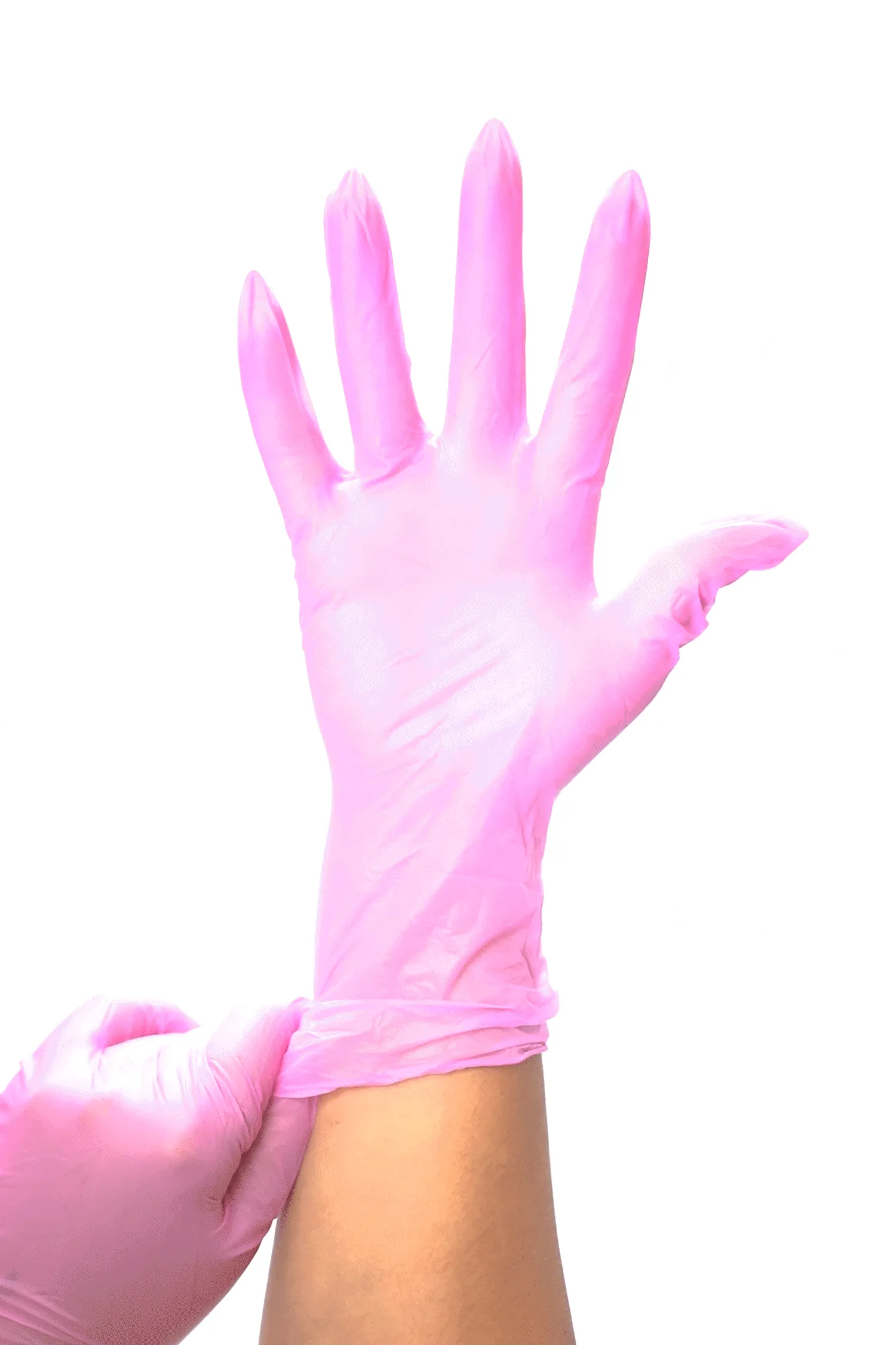 Pink Vinyl Disposable Gloves