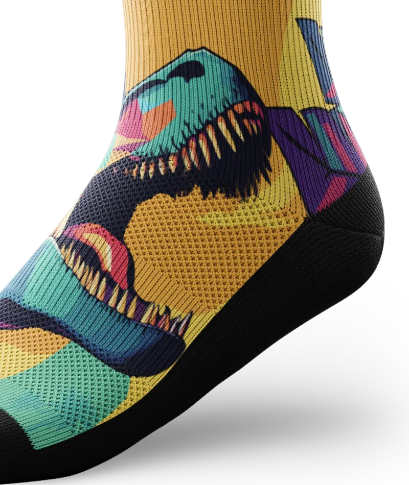 Prehistoric Knee High Compression Socks