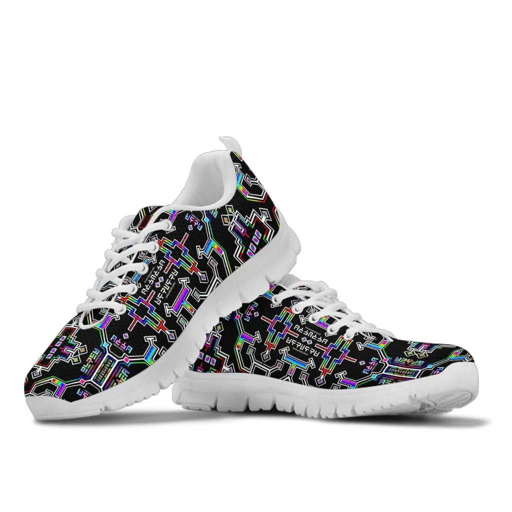 Prismatic Grid Sneakers