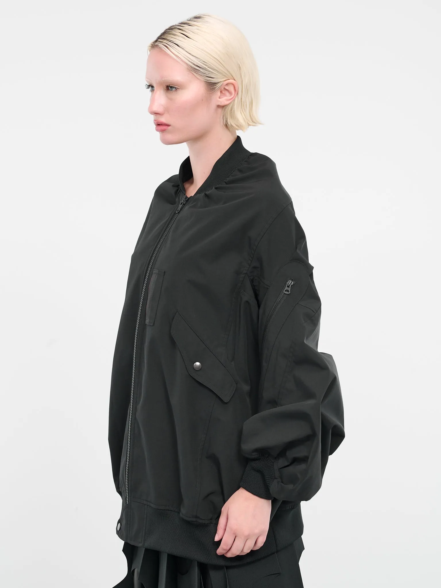 Puffy Bomber Jacket (JM-J033-051-BLACK)