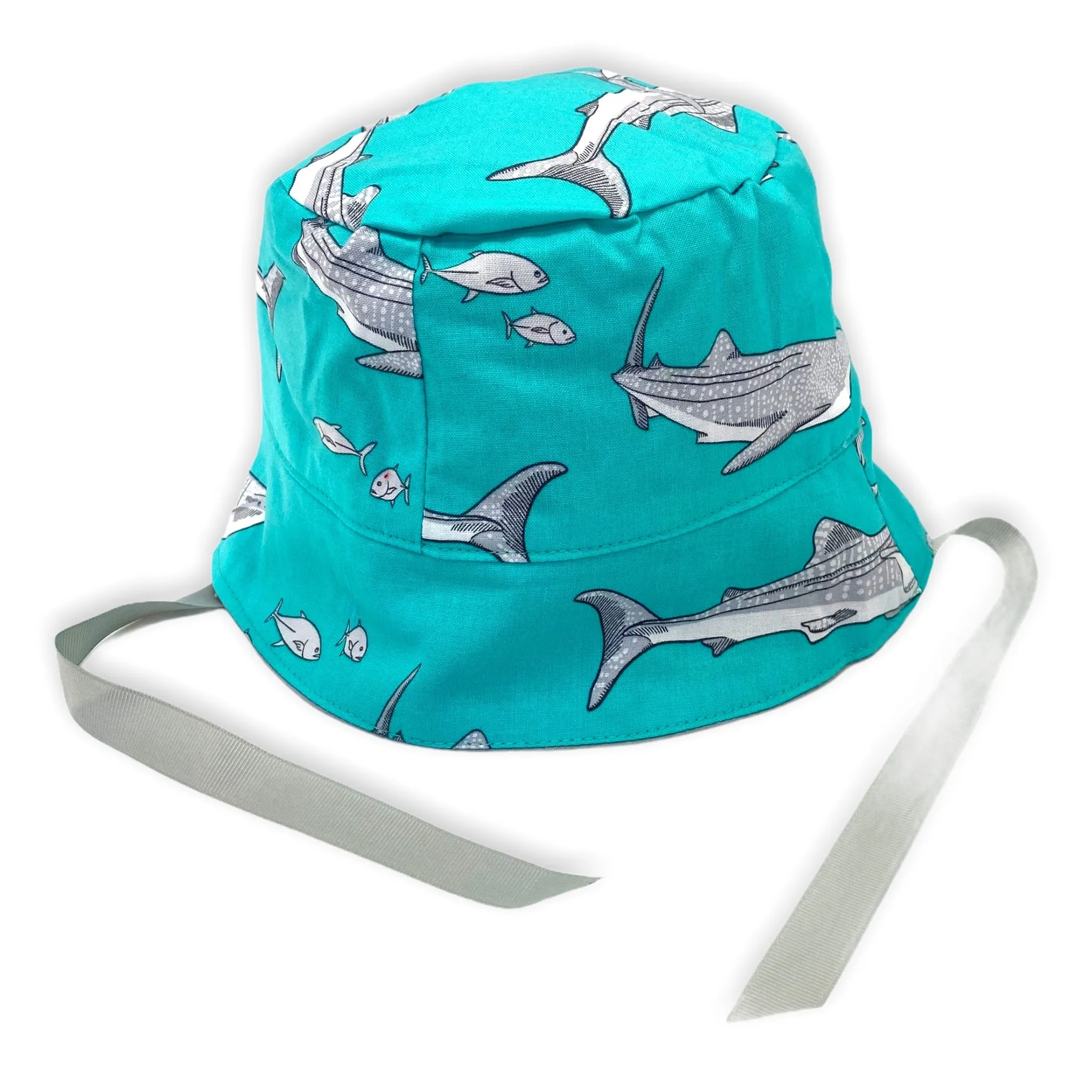 Reversible Sun Hat, Sharks