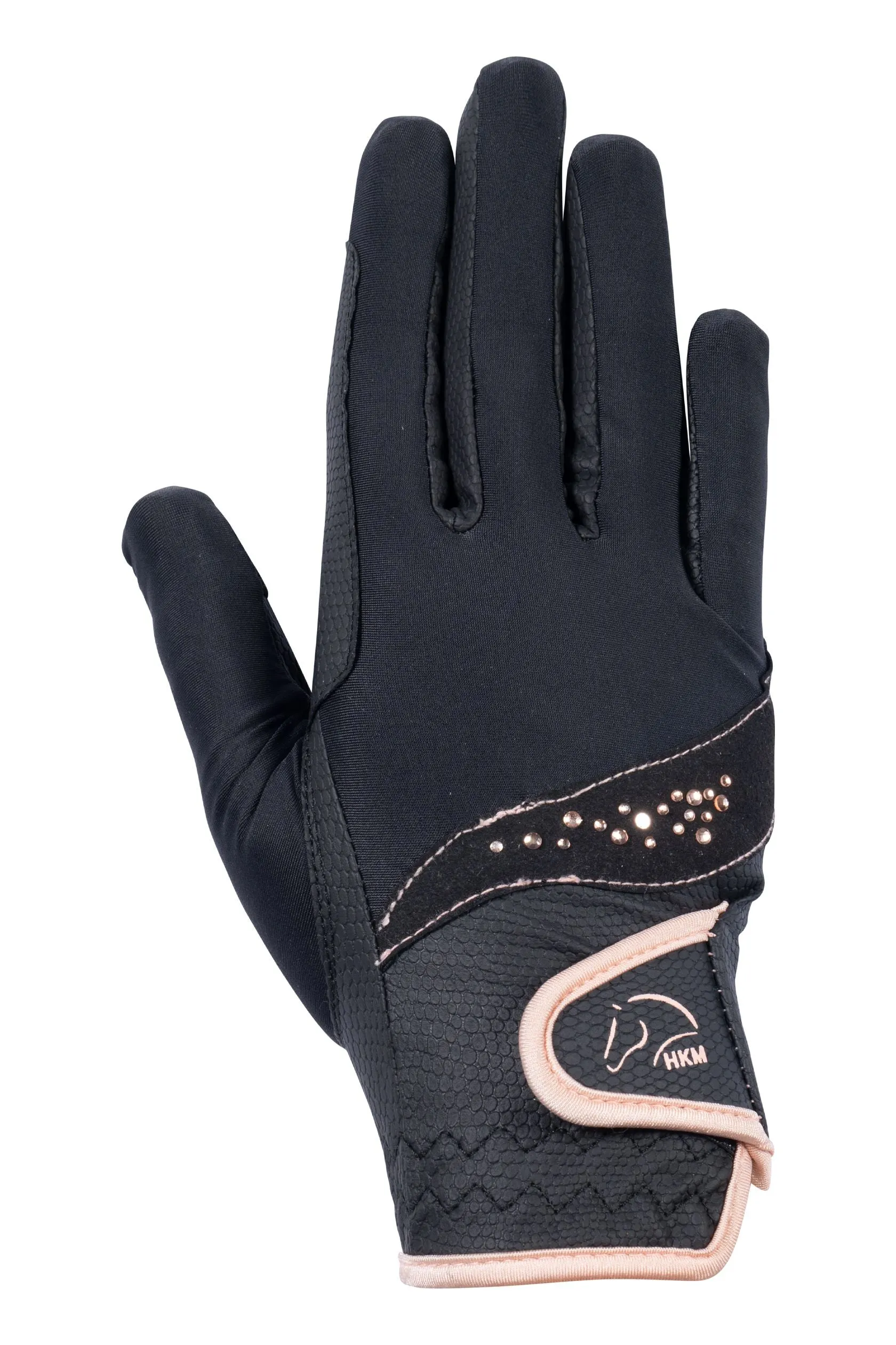 Riding Gloves Rose Gold Glamour Style