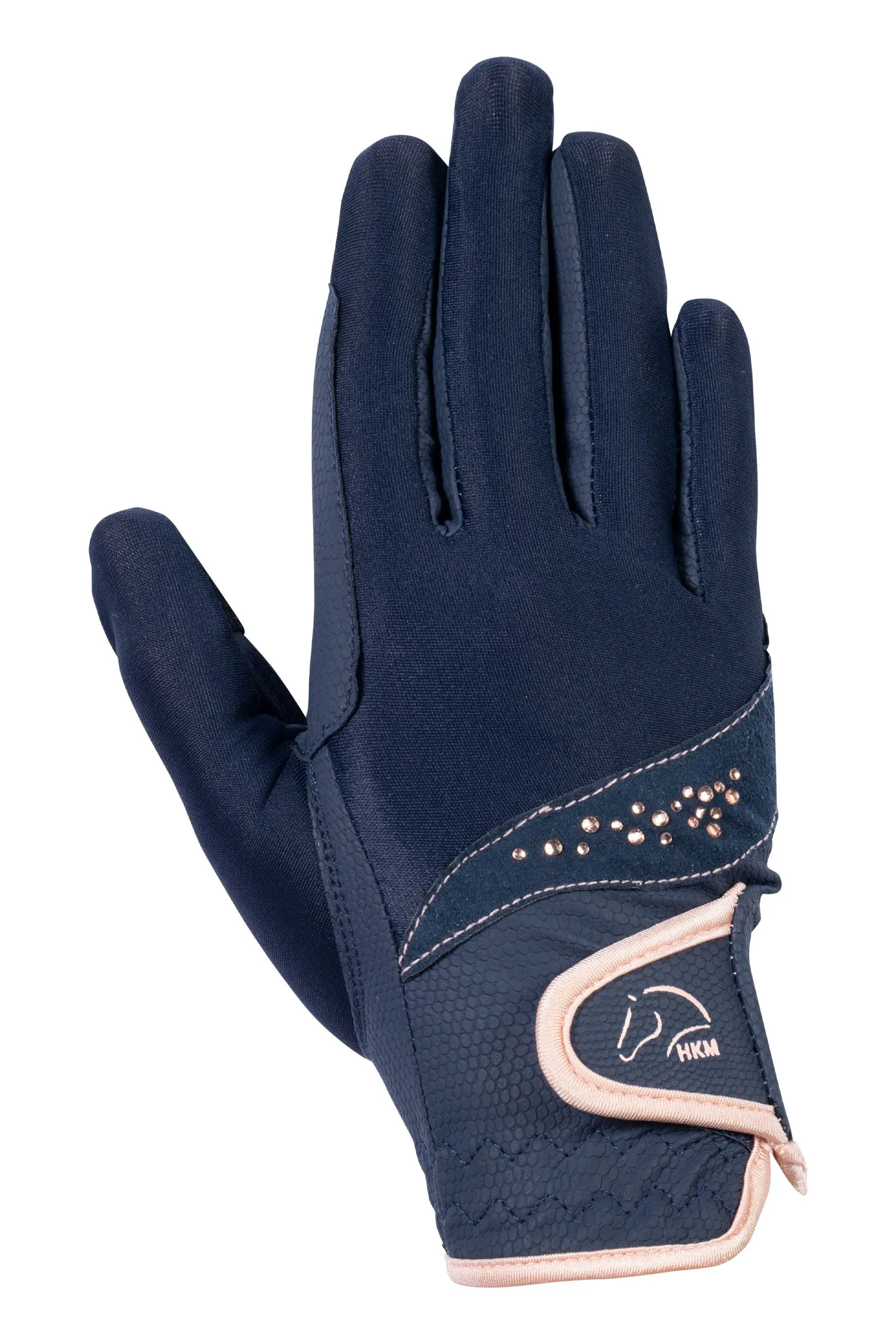 Riding Gloves Rose Gold Glamour Style