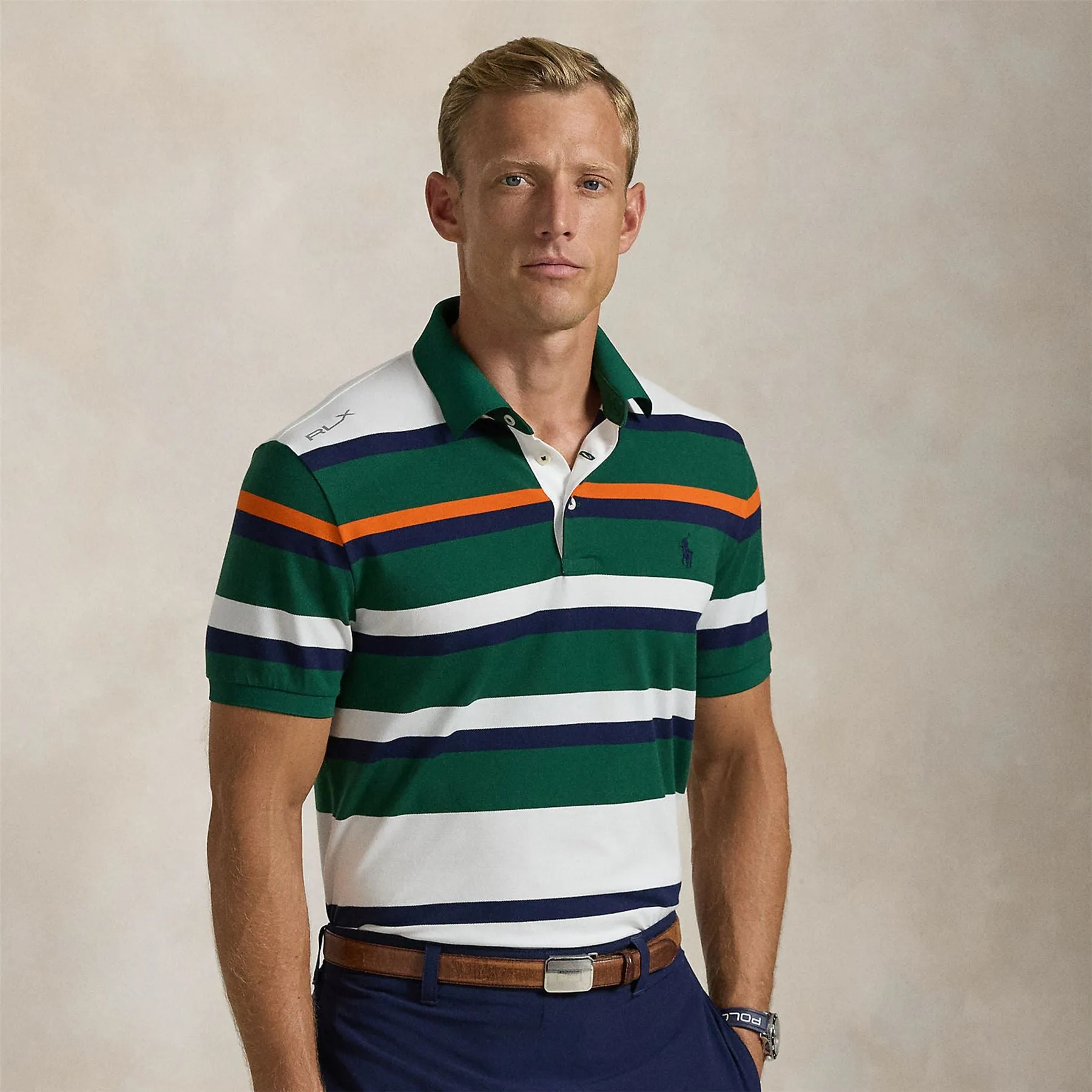 RLX Tailored Fit Performance Pique Polo New Forest - AW24