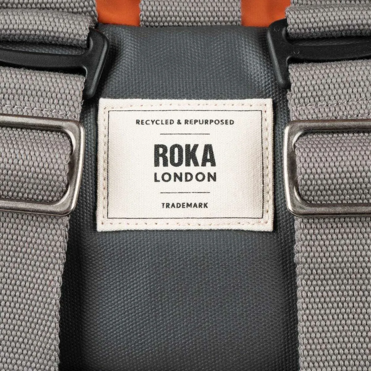 Roka Heathrow Large Recycled Canvas Duffle Bag - Burnt Orange