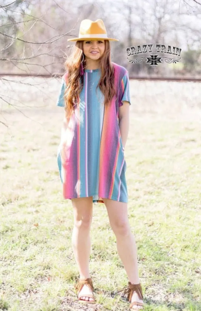 Sabado Serape Dress by Crazy Train