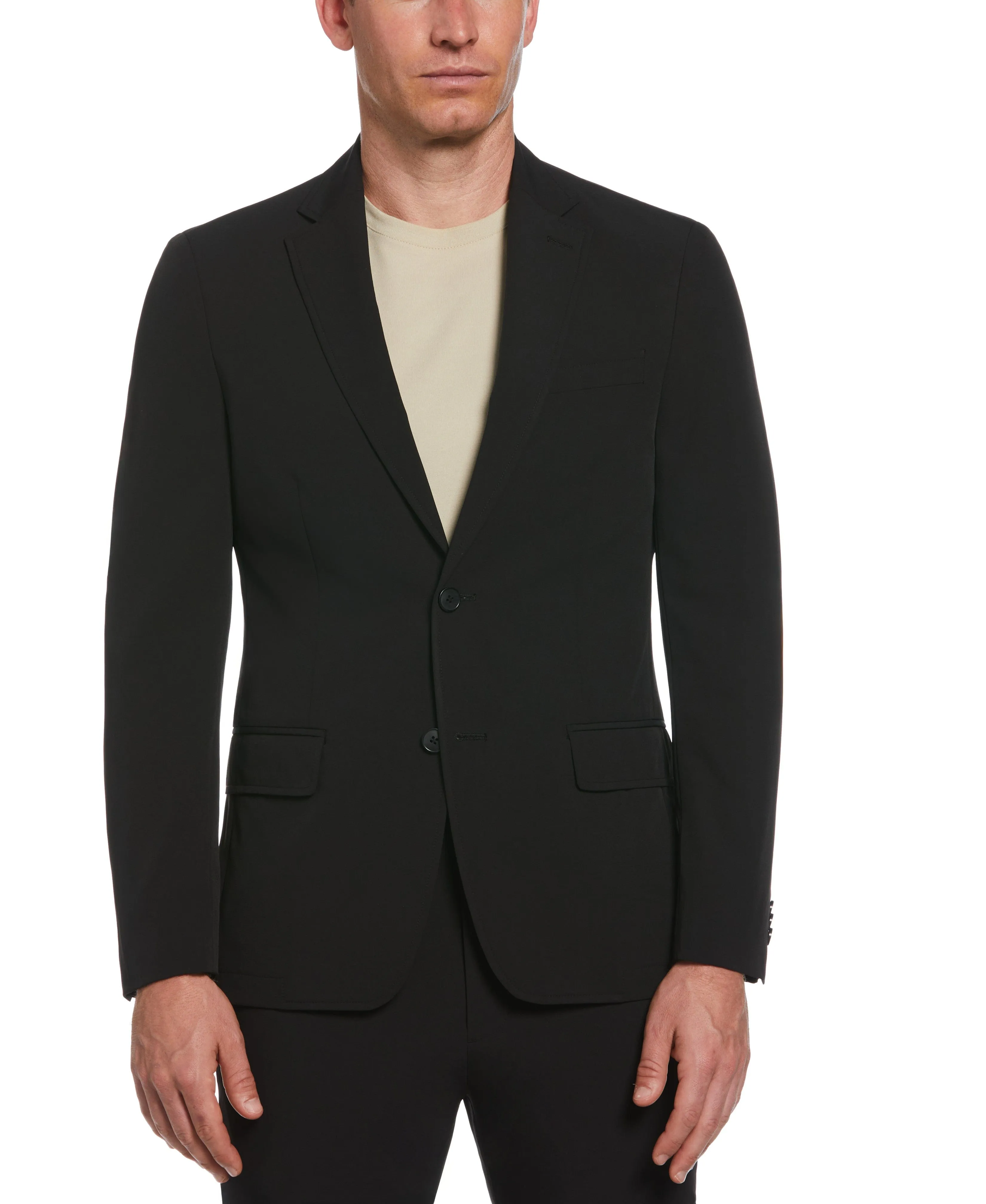 Slim Fit Black Modern 2.0 Performance Tech Suit