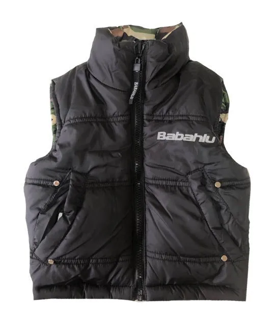 SOHO Camo Reversible Puffy Vest