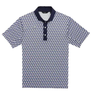 Taylor Recycled Tetris Polo Navy - 2025