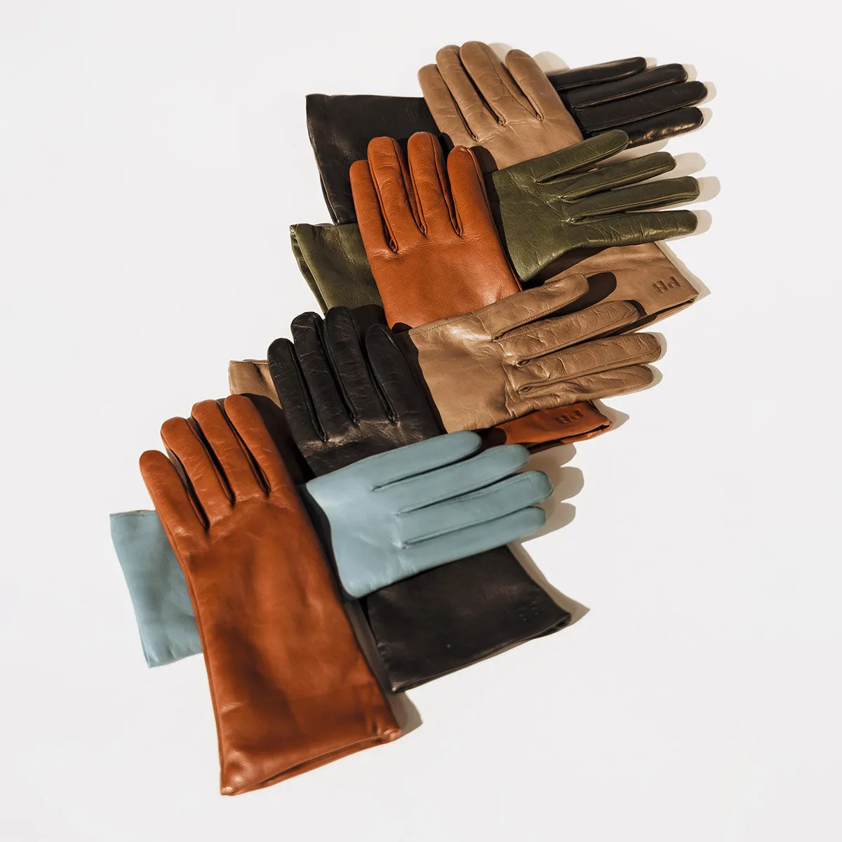 The Sleek Leather Glove Black