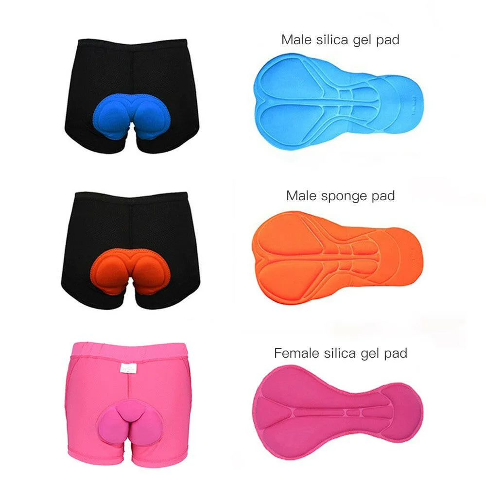 Thick 3D GEL Padded Cushion Bike Bicycle Cycling Underwear Sports Shorts Summer Men's Breathable Outdoor Riding Pants