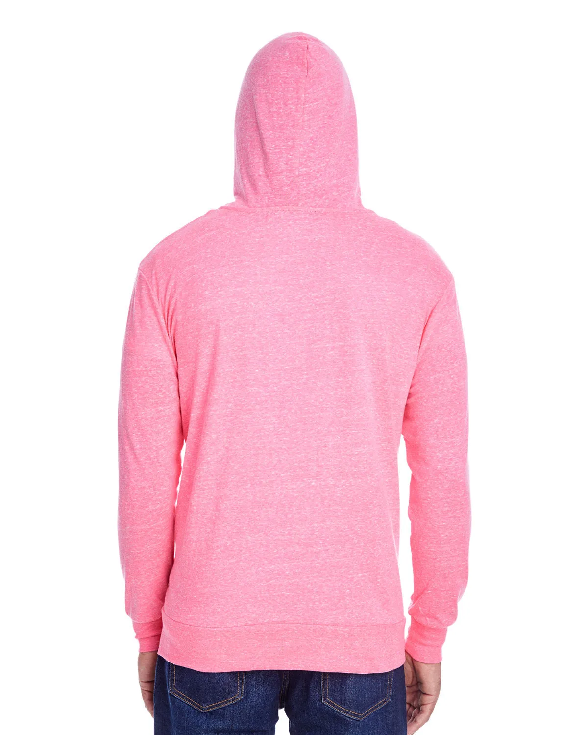 Threadfast Apparel 302Z Unisex Triblend Full-Zip Light Hoodie