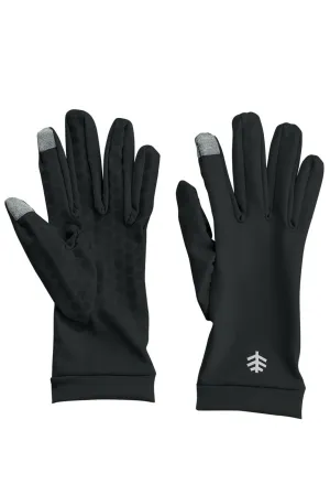 Unisex Gannett UV Gloves | Black