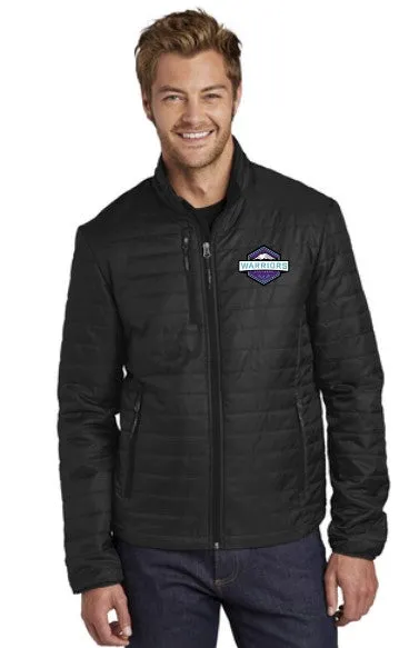 Warriors Lacrosse Mens Packable Puffy Jacket