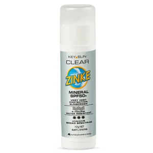 Zinke Spf 50  Clear Mineral Stick 12g